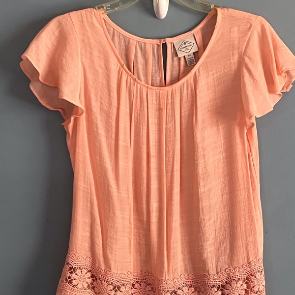 SELLING ST JOHN’S BAY WOMEN BLOUSE SIZE PS SHORT SLEEVE CONDITION PRE-OWNED - Picture 5 of 9